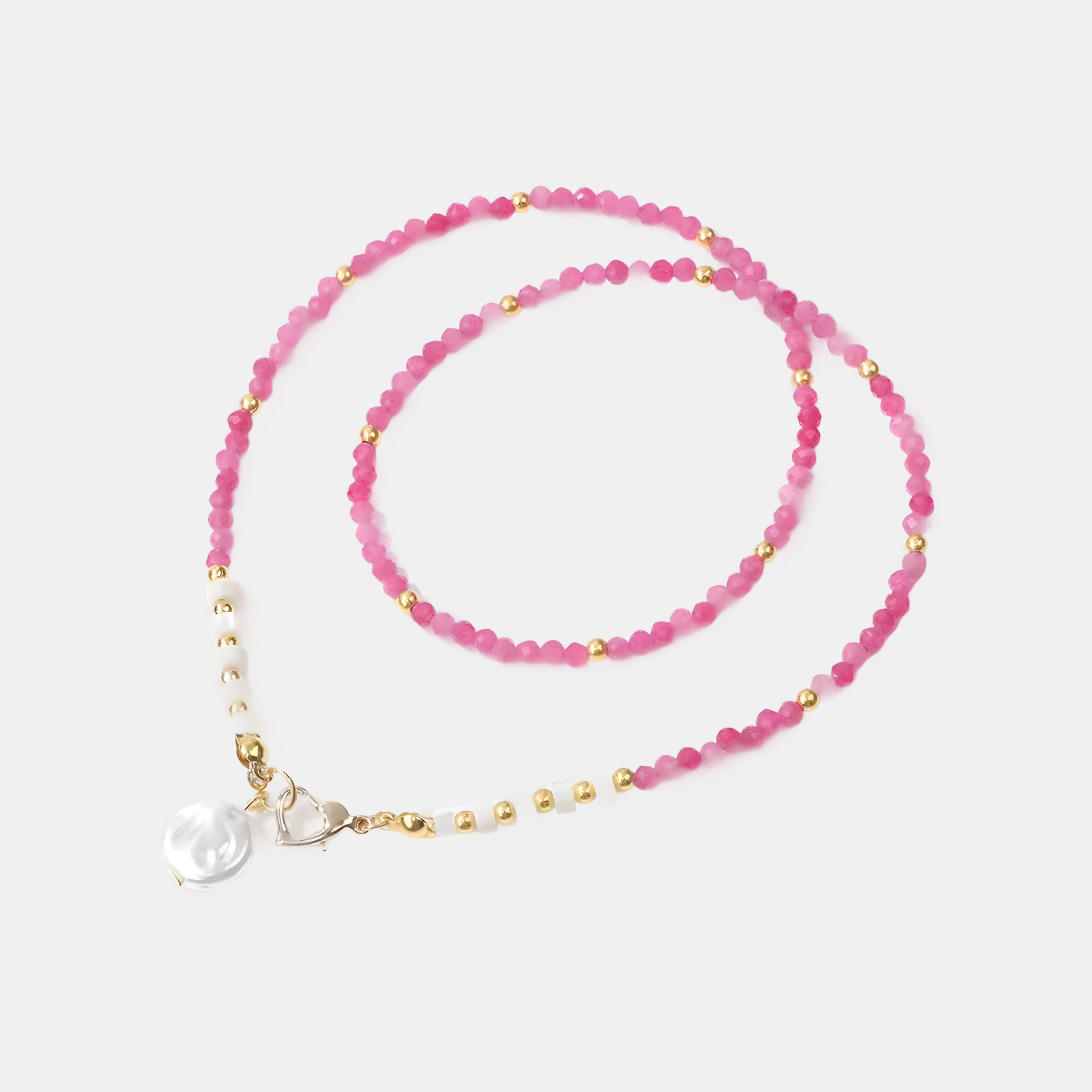 Isla Beaded Pearl Necklace
