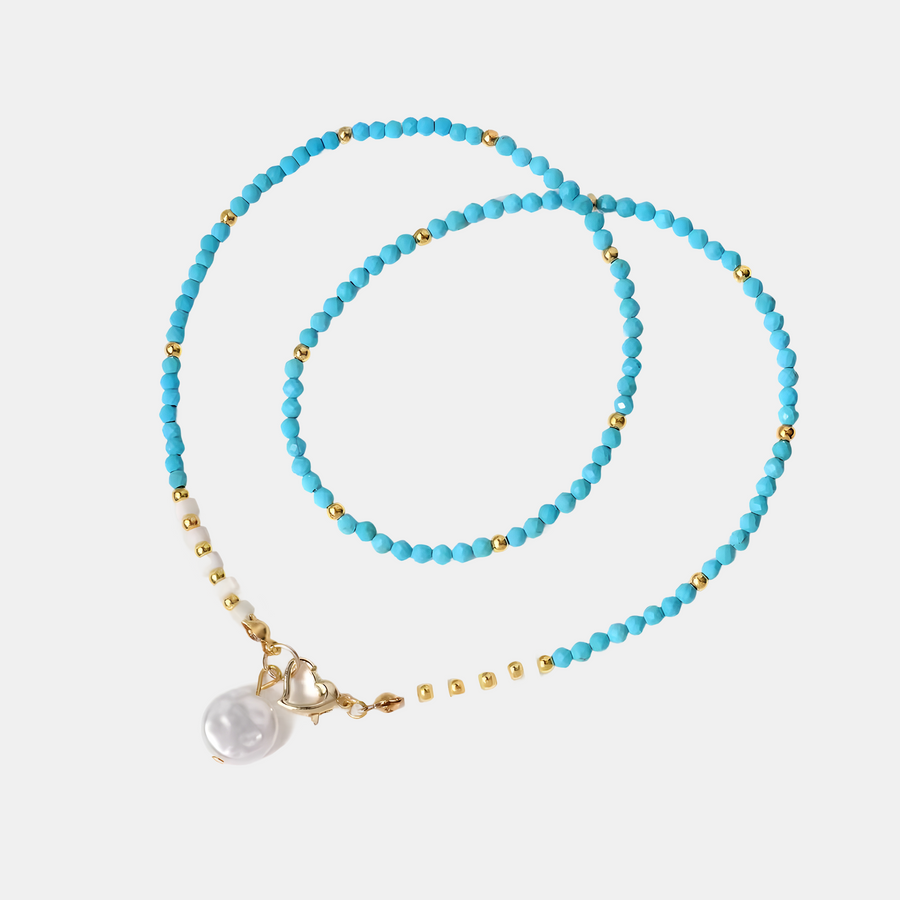 Isla Beaded Pearl Necklace