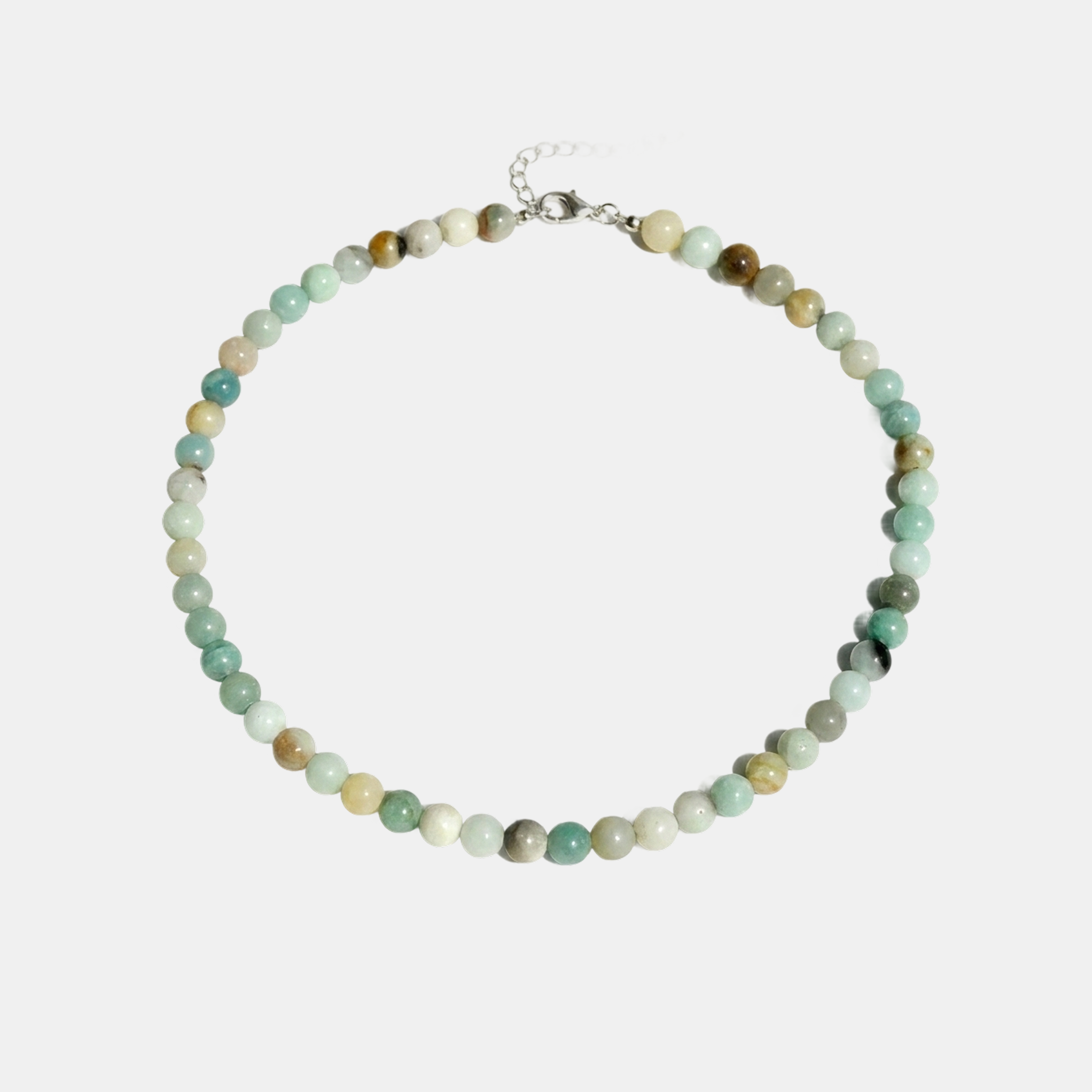 Amazonite Stone Bead Necklace