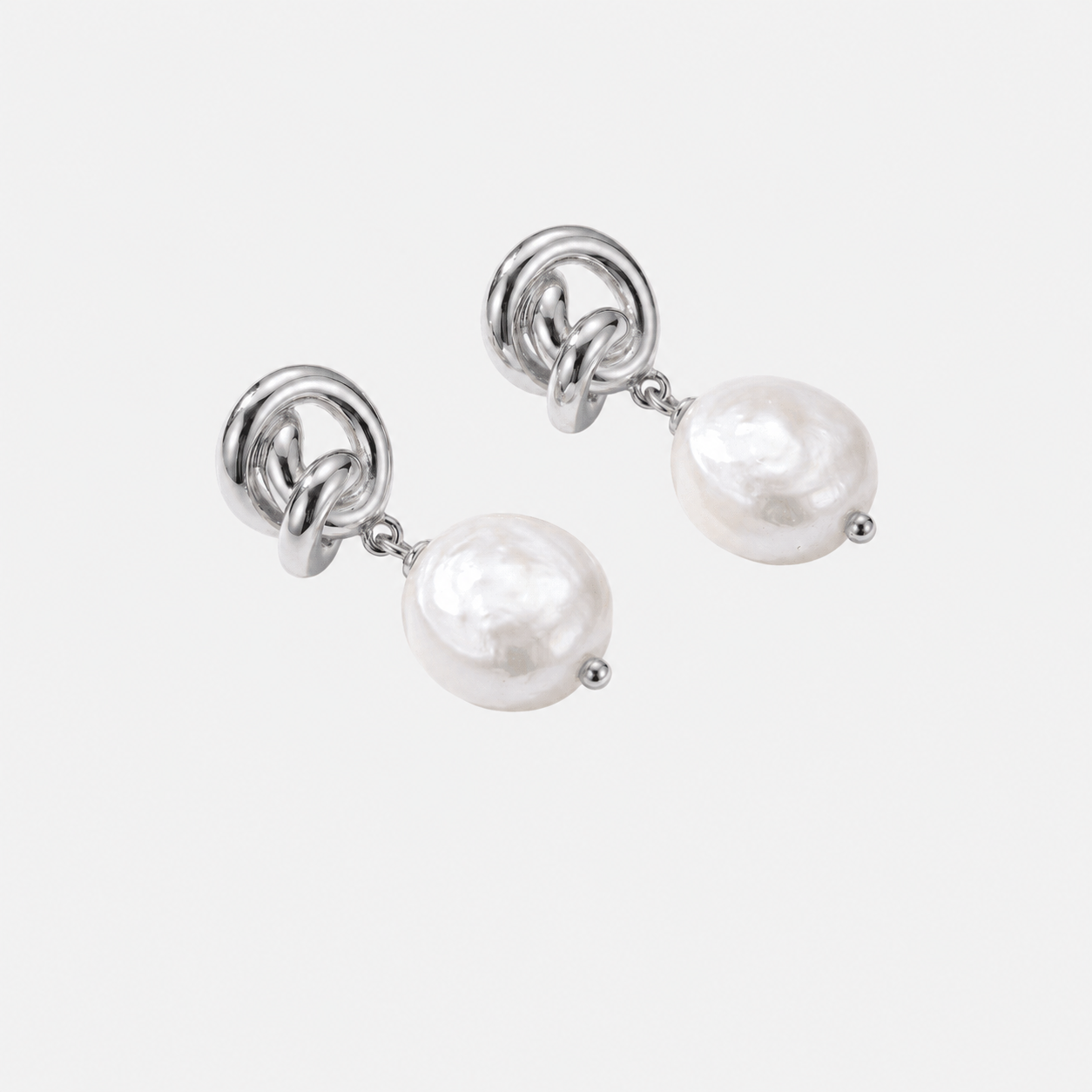 Pearl Knot Earrings