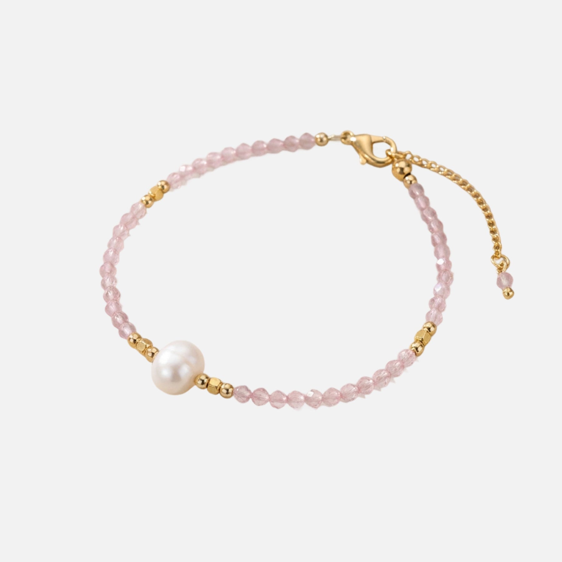 Peridot Pearl Bracelet