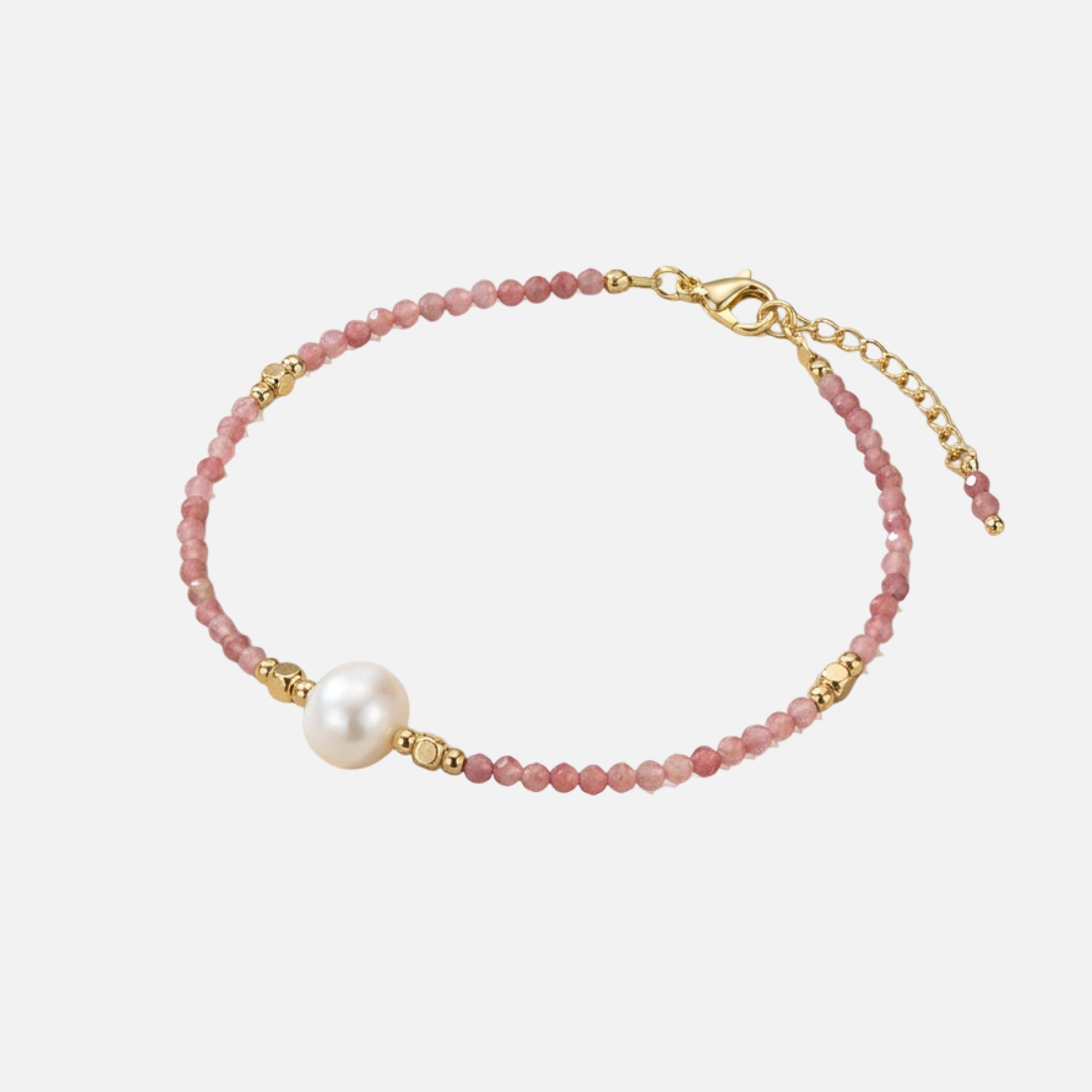 Peridot Pearl Bracelet