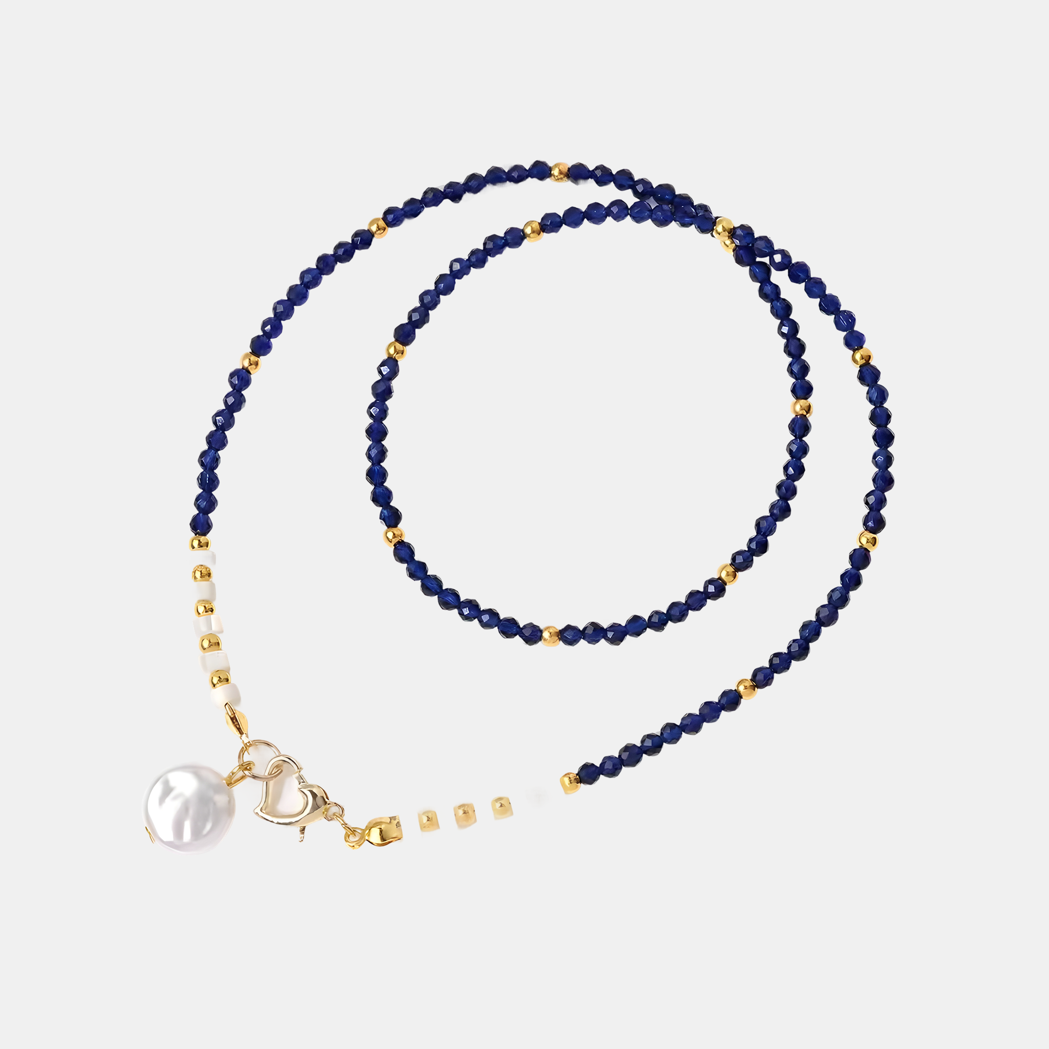 Isla Beaded Pearl Necklace