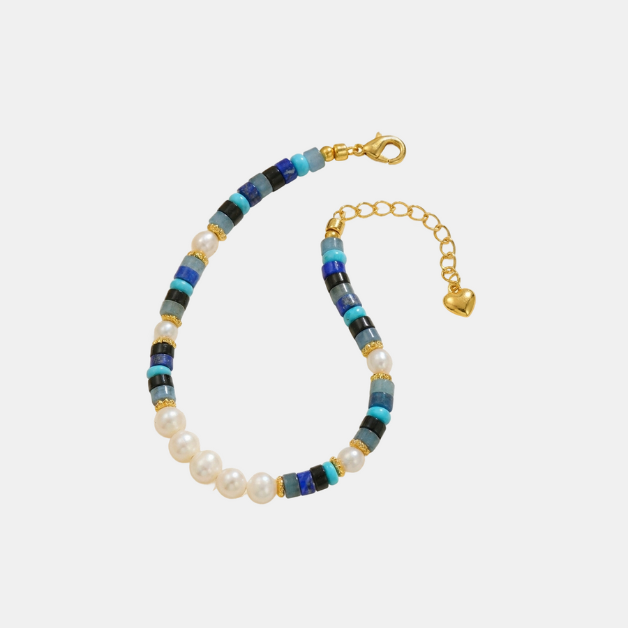 Ocean Bead Pearl Bracelet