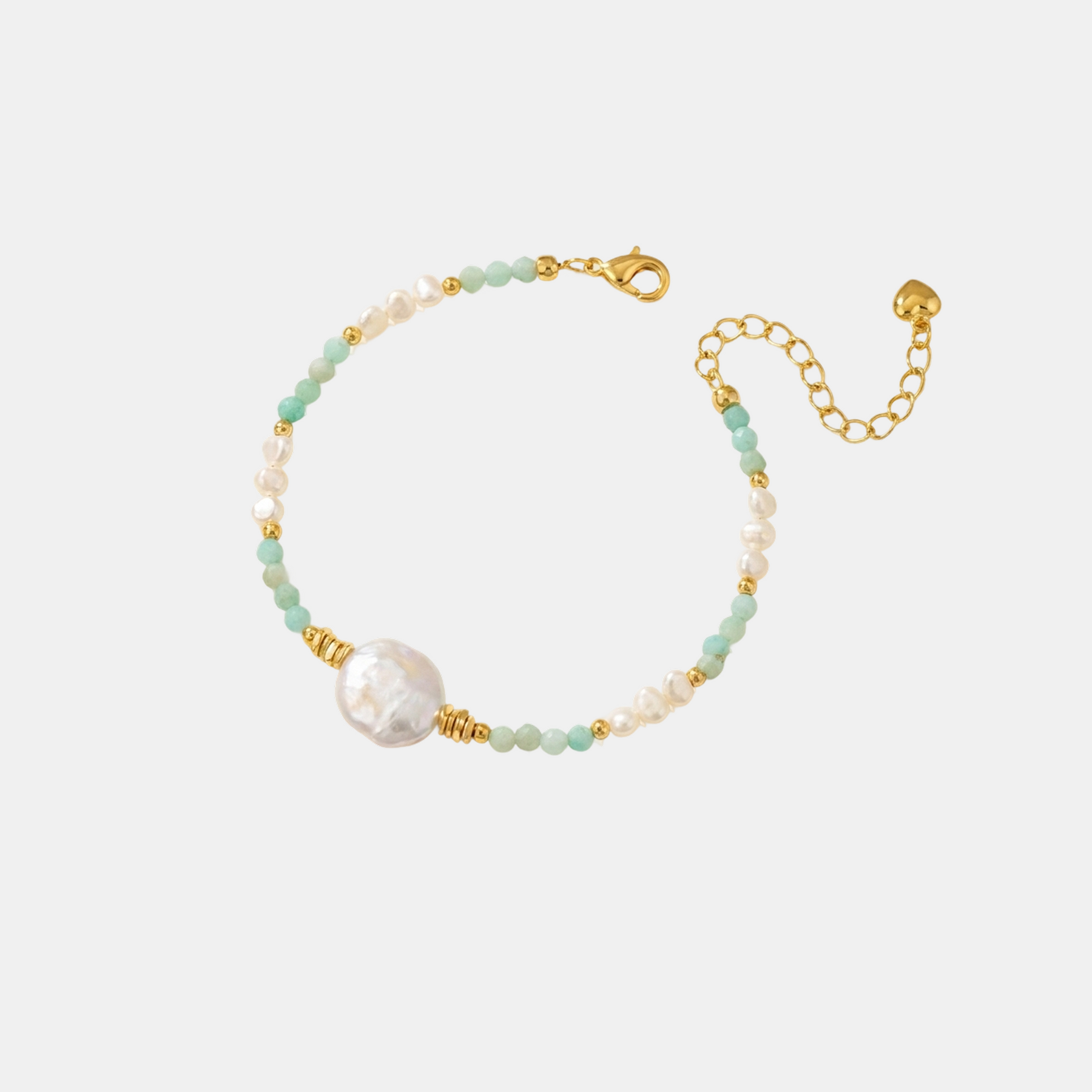 Aqua Pearl Bracelet