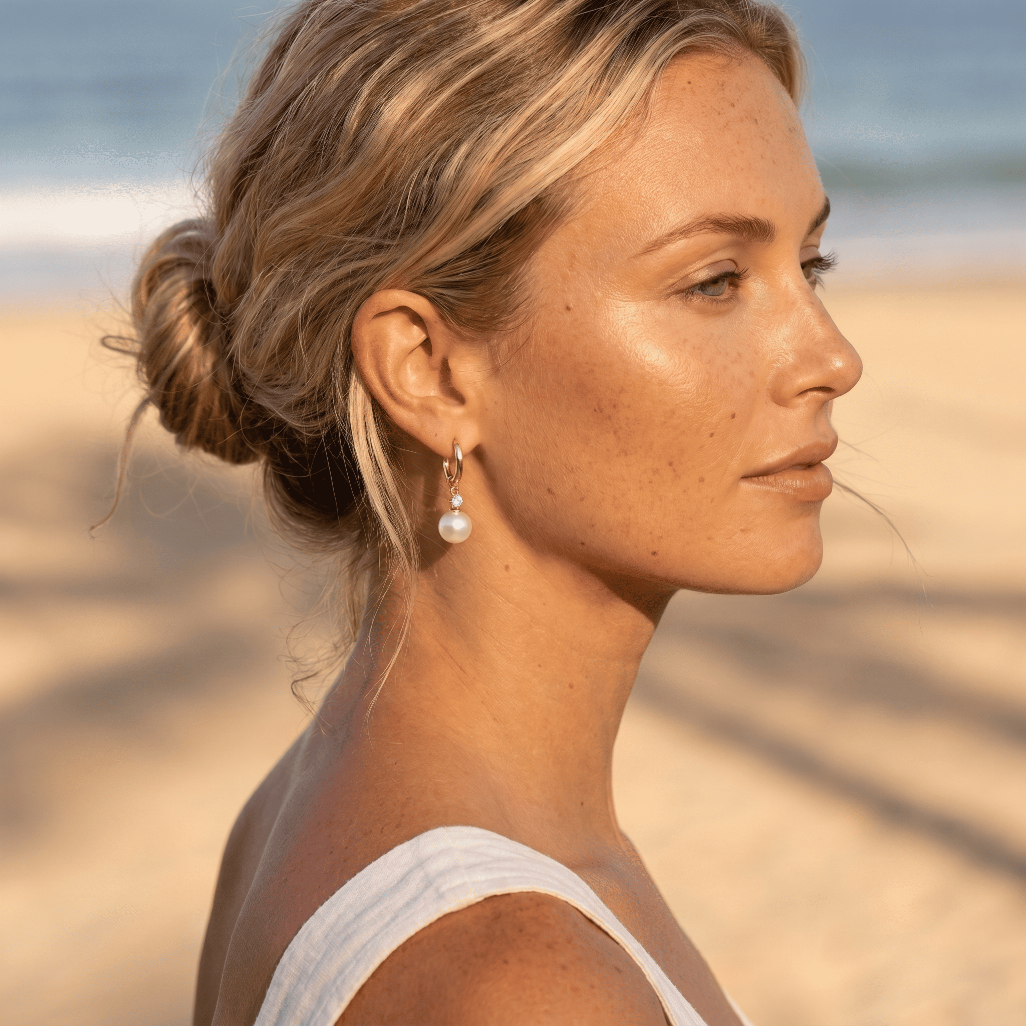 Ayla Pearl Earrings