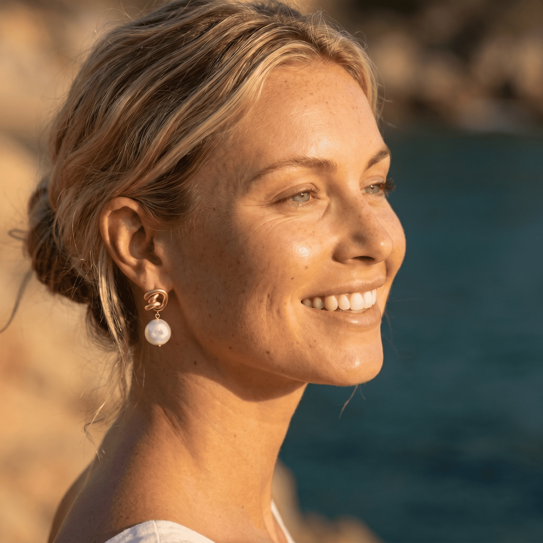 Pearl Knot Earrings