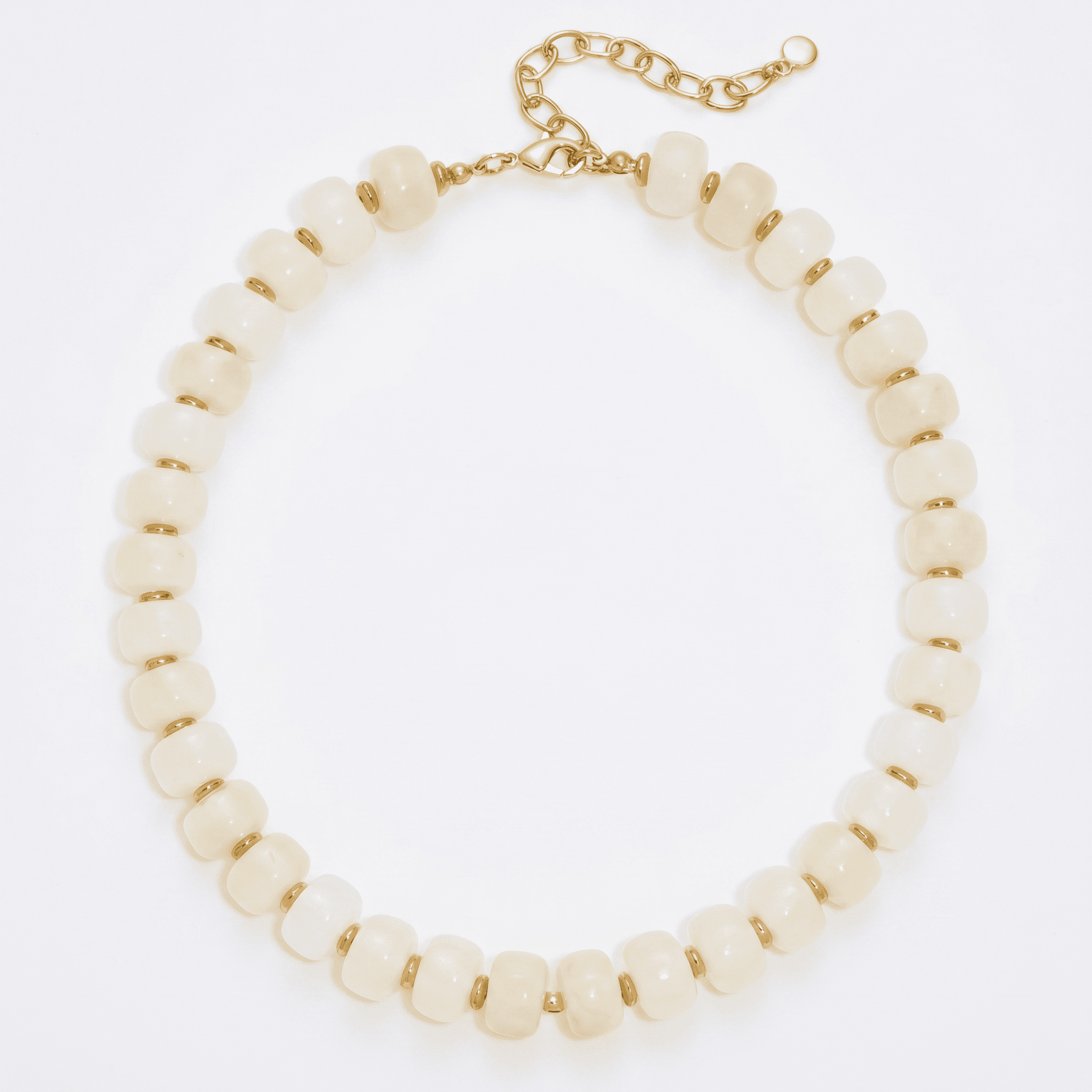 Natural bead necklace