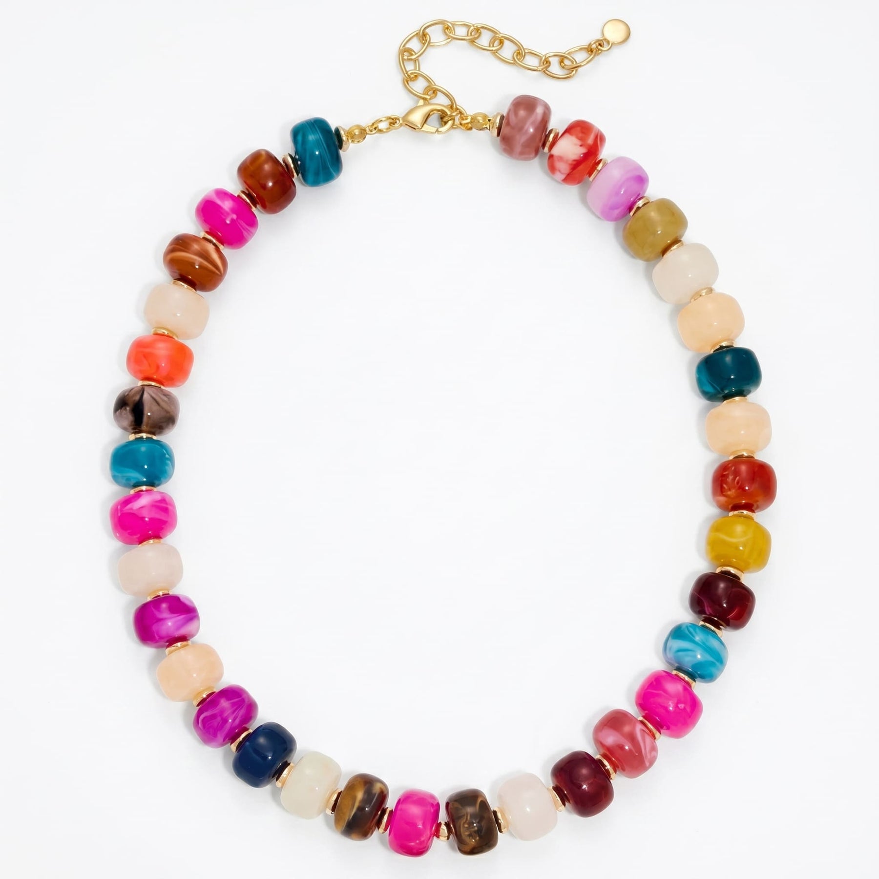 Natural bead necklace