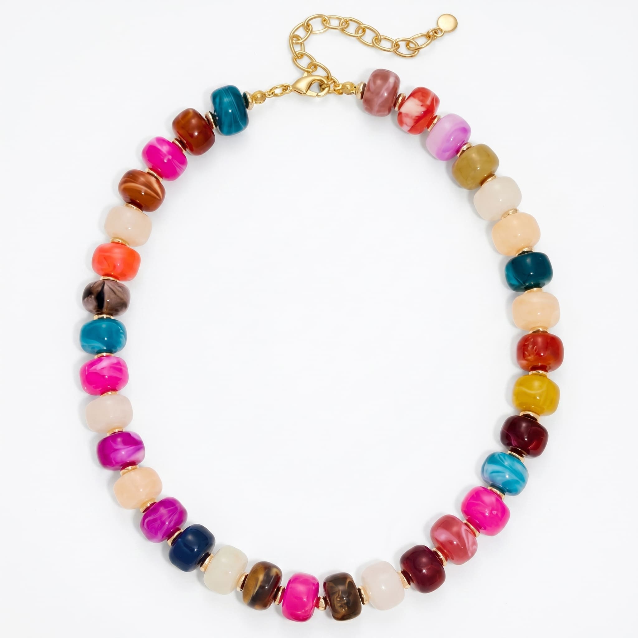 Natural bead necklace
