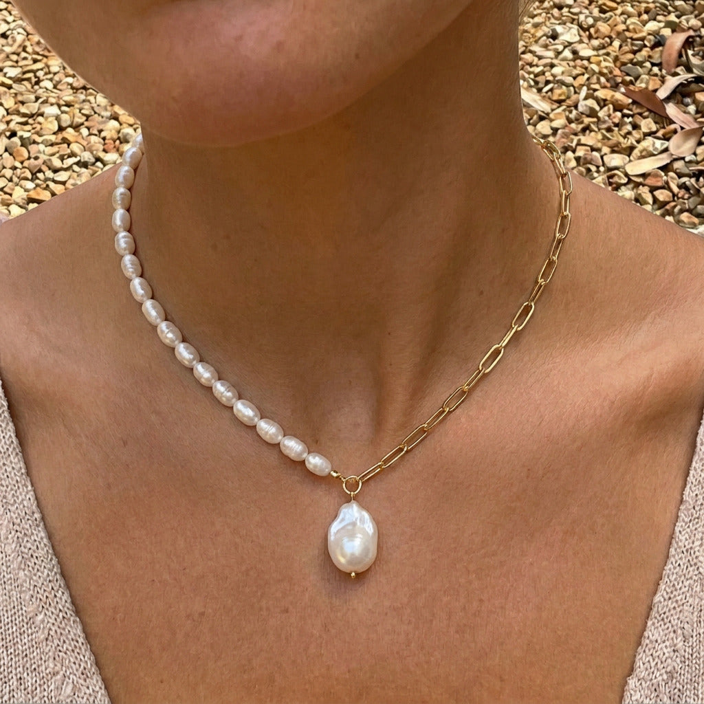 Baroque Pearl Necklace