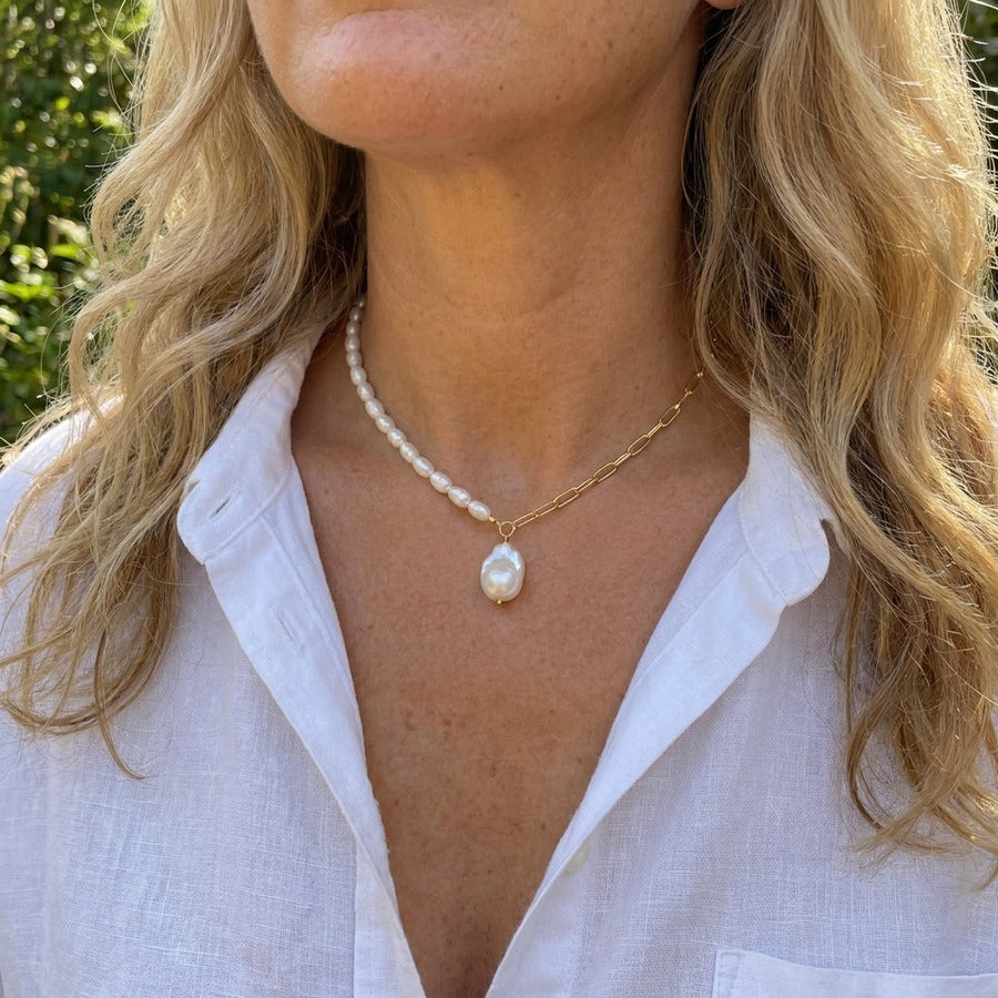 Baroque Pearl Necklace